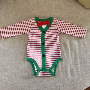 Christmas Red and Green Bodysuit